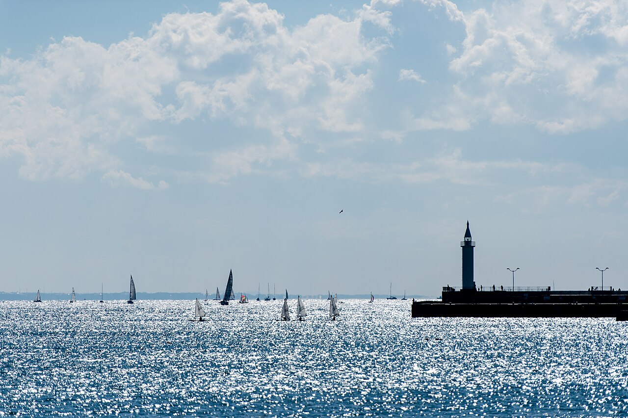 Sea and lighthouse around Enoshima on the Shonan coast
