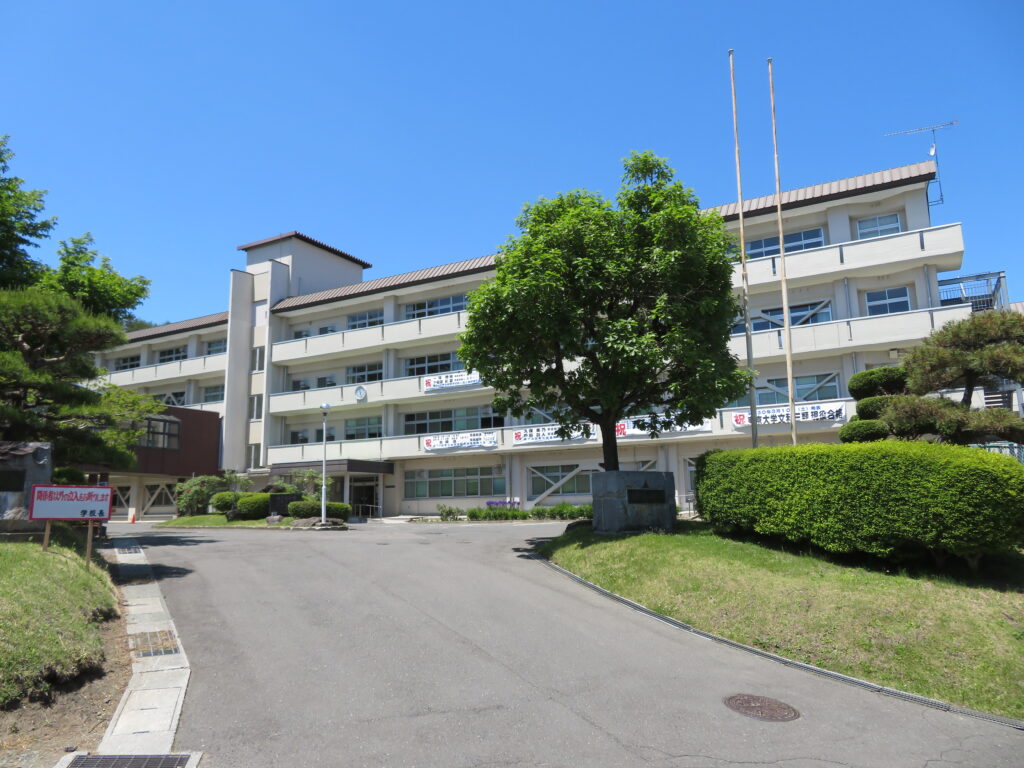 Iwate Prefectural Karumai High School in Karumai, Iwate