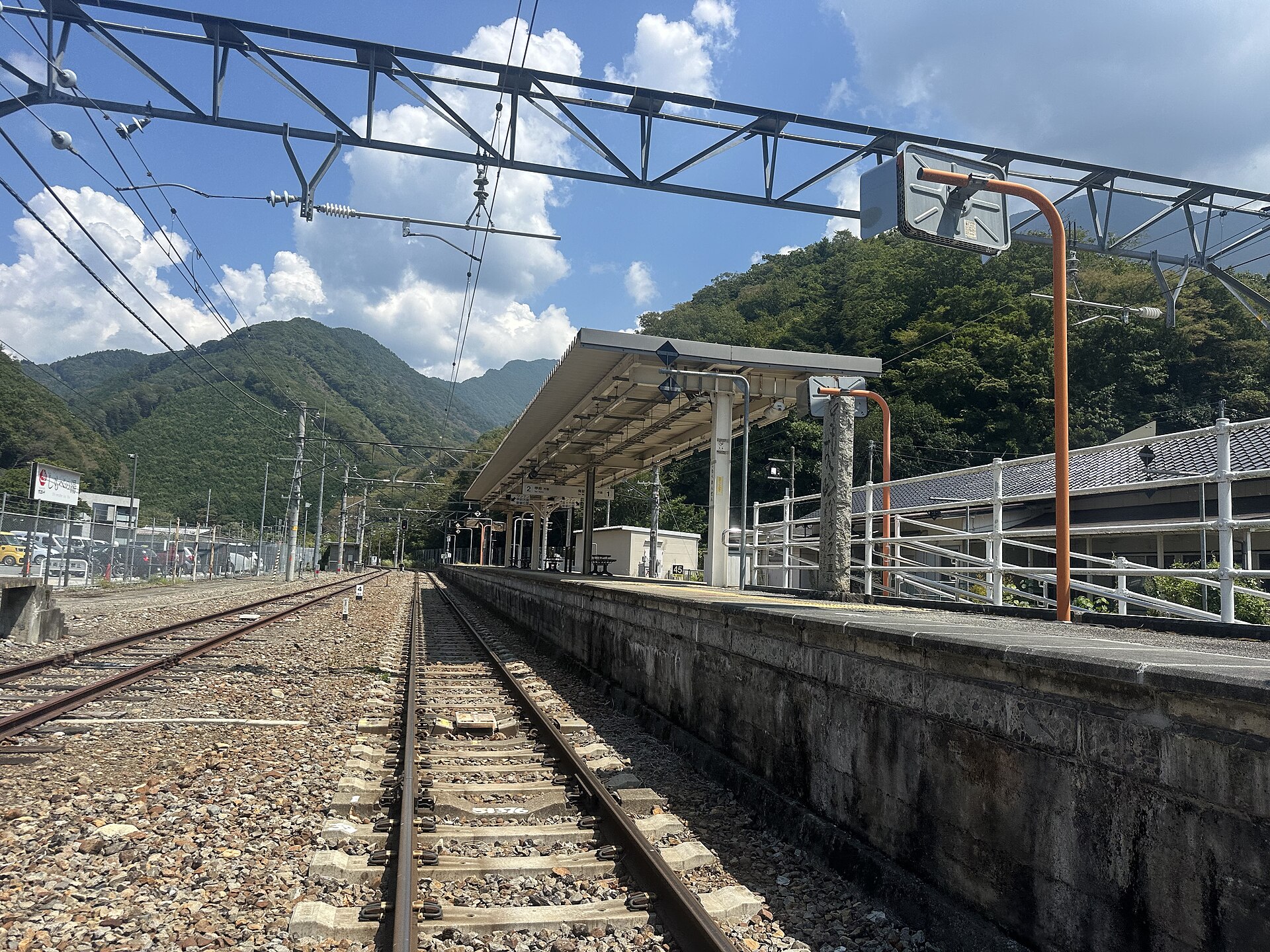 JR Shimobe-Onsen Station in Minobu, Yamanashi
