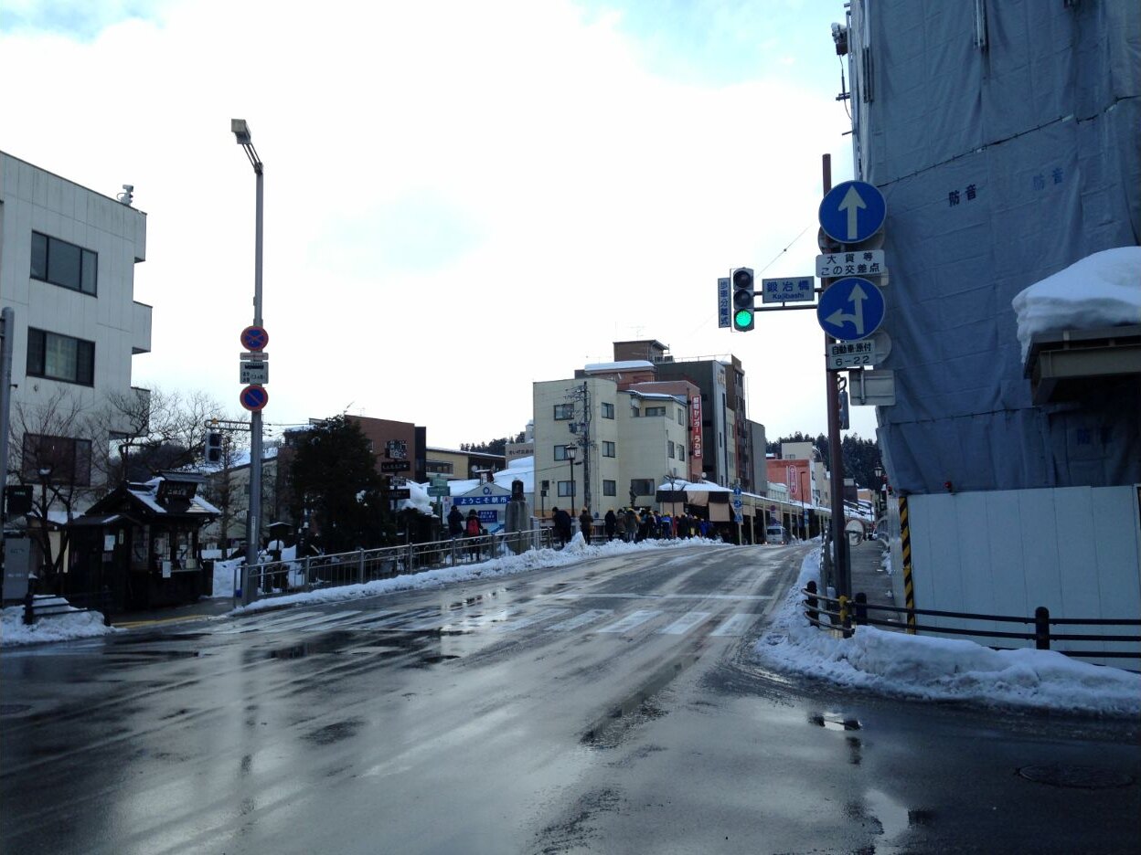 Kaji Bridge in central Takayama, an official Hyouka location
