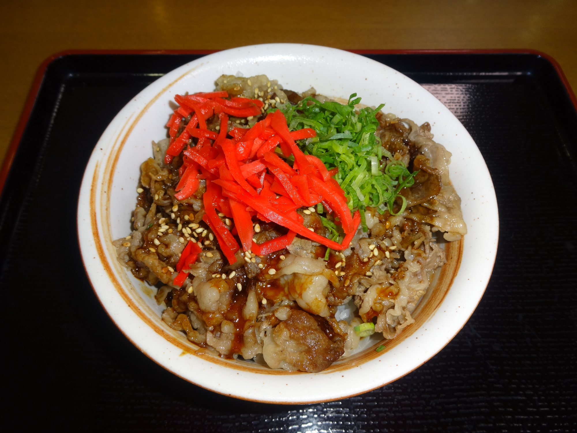 Awajishima gyudon served at Matsuho no Sato in Awaji City