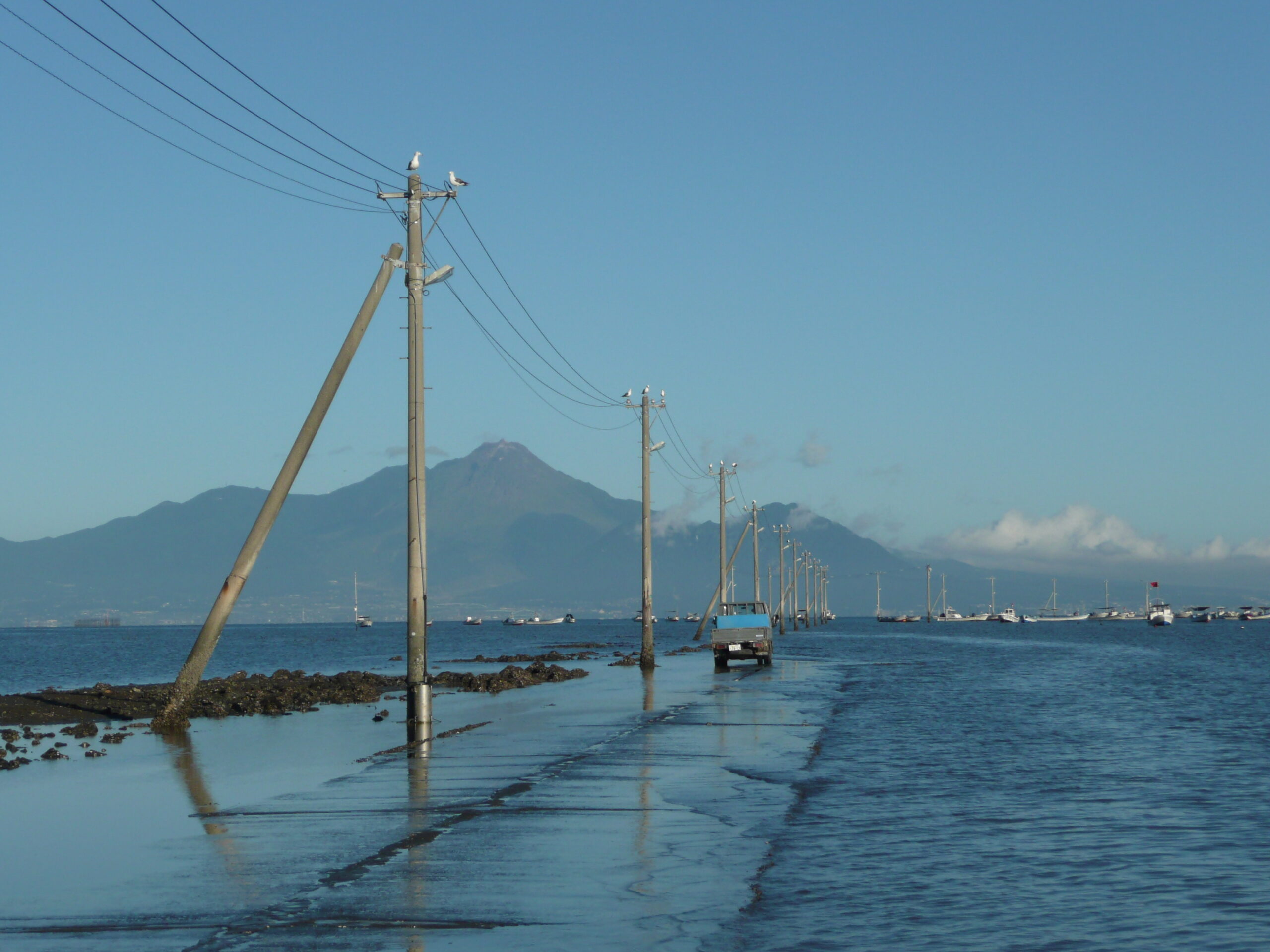 Nagabeta Undersea Road in Uto, Kumamoto