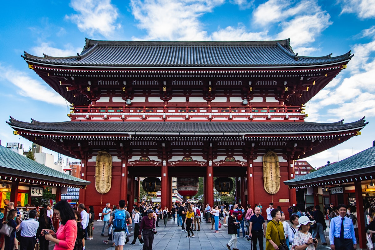 Hozomon Gate at Senso-ji Temple in Asakusa