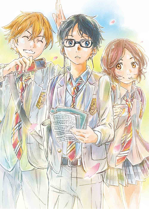 Your Lie in April Volume 1 limited edition Blu-ray official product visual